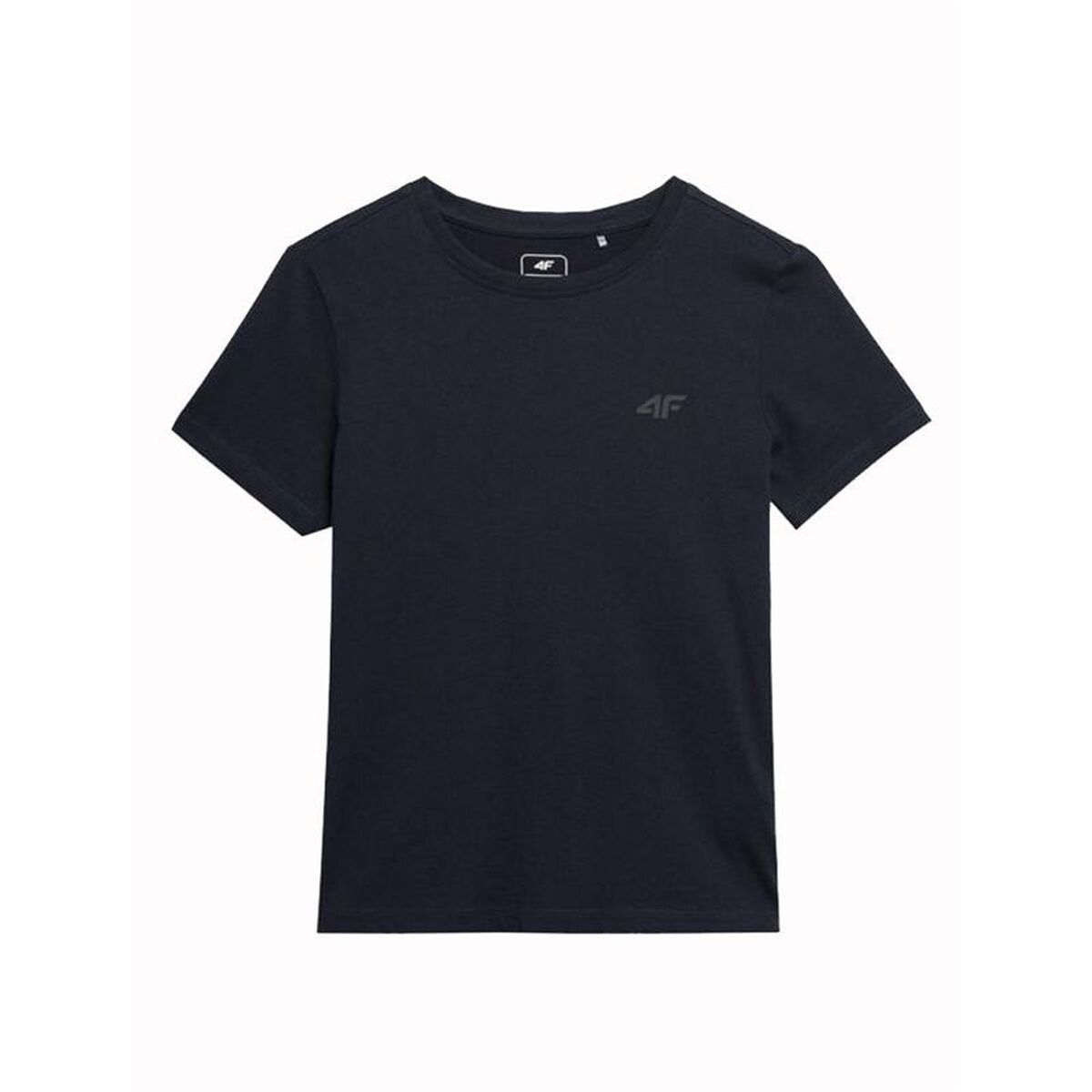 T-Shirt met Korte Mouwen voor kinderen 4F M291 Zwart