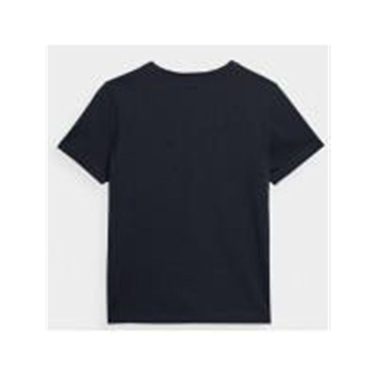 T-Shirt met Korte Mouwen voor kinderen 4F M291 Zwart