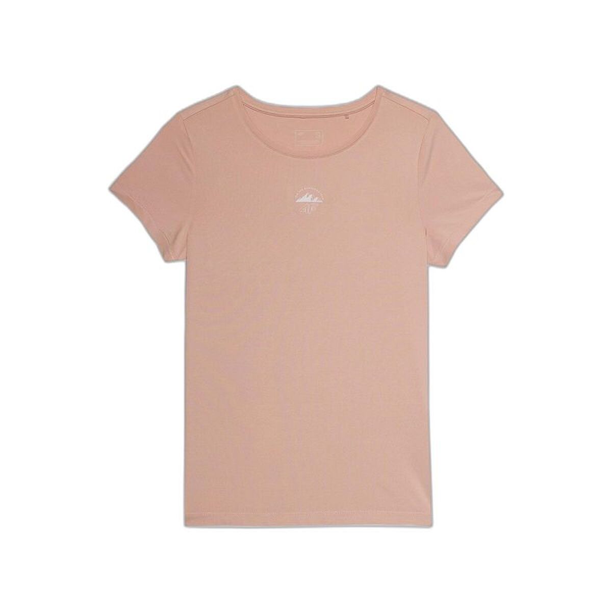 T-Shirt met Korte Mouwen 4F Fnk F193 Koraal