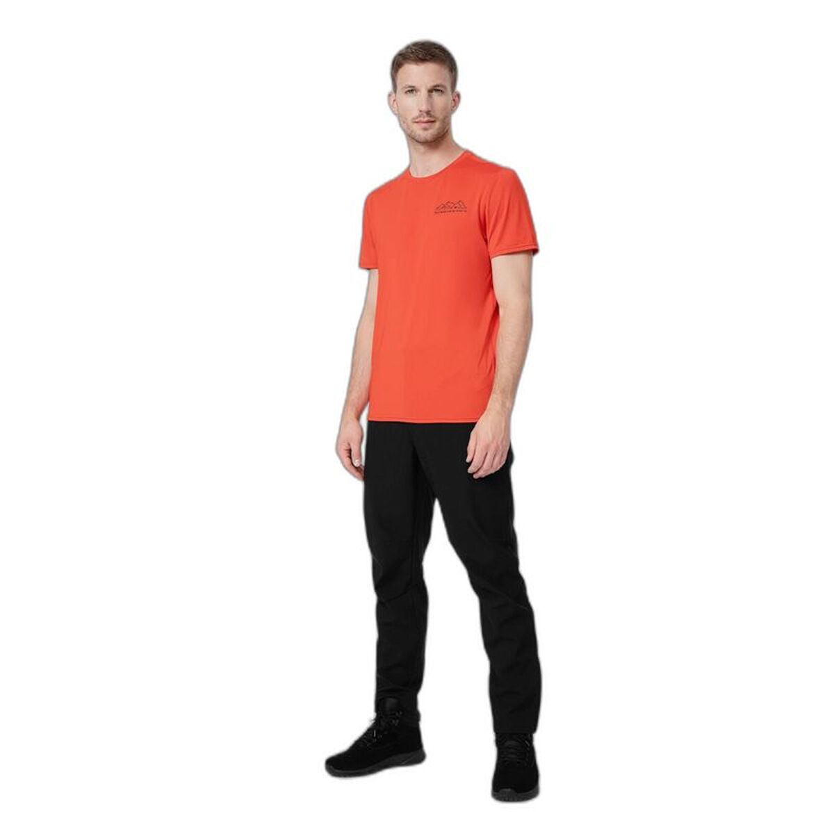 T-Shirt met Korte Mouwen 4F Fnk M209 Rood