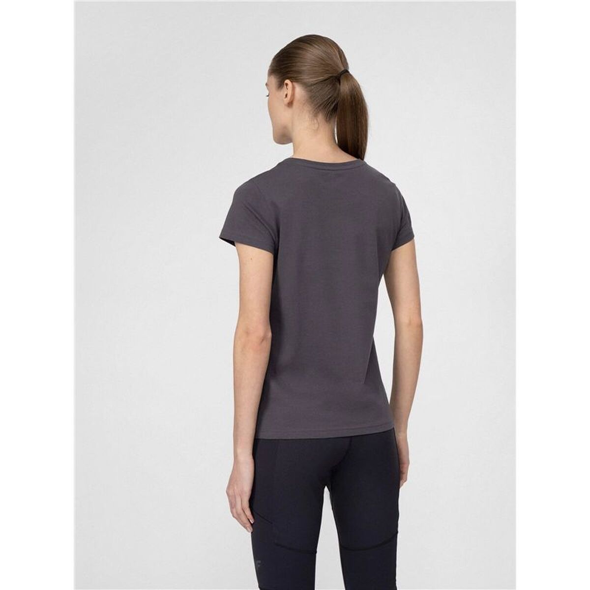 Dames-T-Shirt met Korte Mouwen 4F H4L22-TSD061LV-52S Blauw (XS)