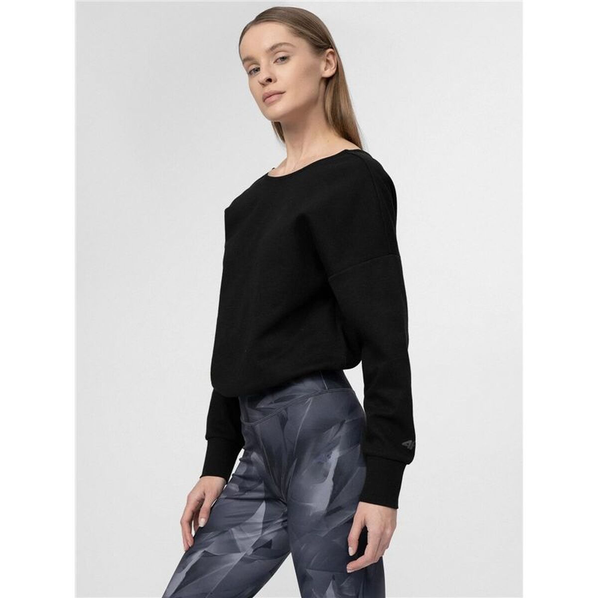Damessweater zonder Capuchon 4F 4F BLD026 Zwart