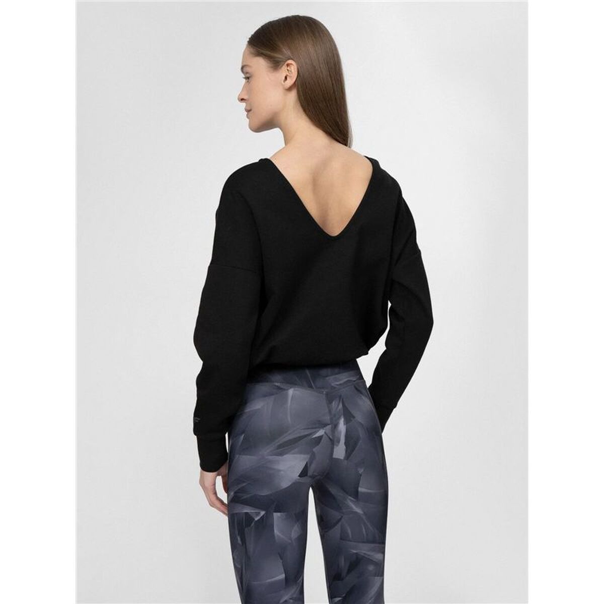 Damessweater zonder Capuchon 4F 4F BLD026 Zwart