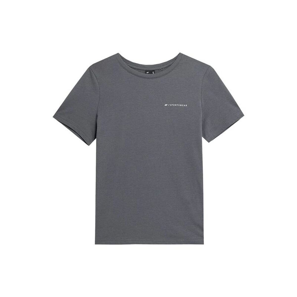 Dames-T-Shirt met Korte Mouwen 4F TSD025 Grijs