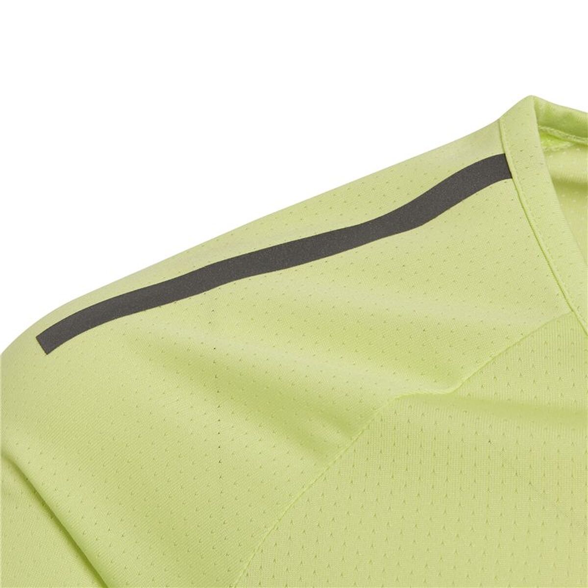 T-Shirt met Korte Mouwen voor kinderen Adidas YG TR Cool Tee Limoengroen