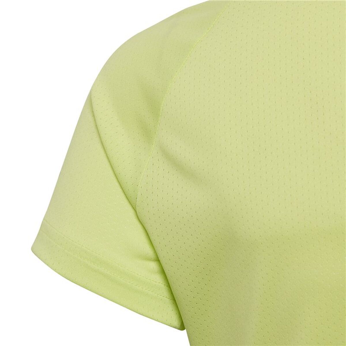 T-Shirt met Korte Mouwen voor kinderen Adidas YG TR Cool Tee Limoengroen