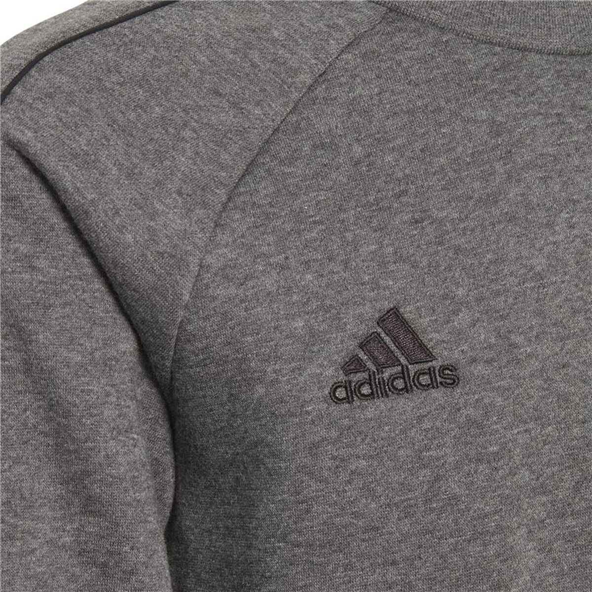 Kindersweater zonder Capuchon Adidas Core 18 Grijs Lichtgrijs