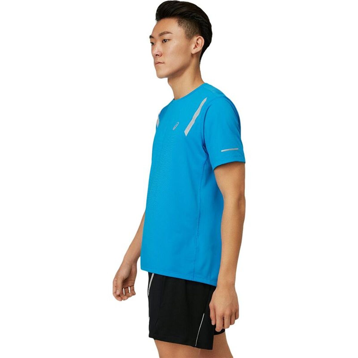 Mens Short Sleeve T-Shirt Asics 2011C017-400 Sky blue
