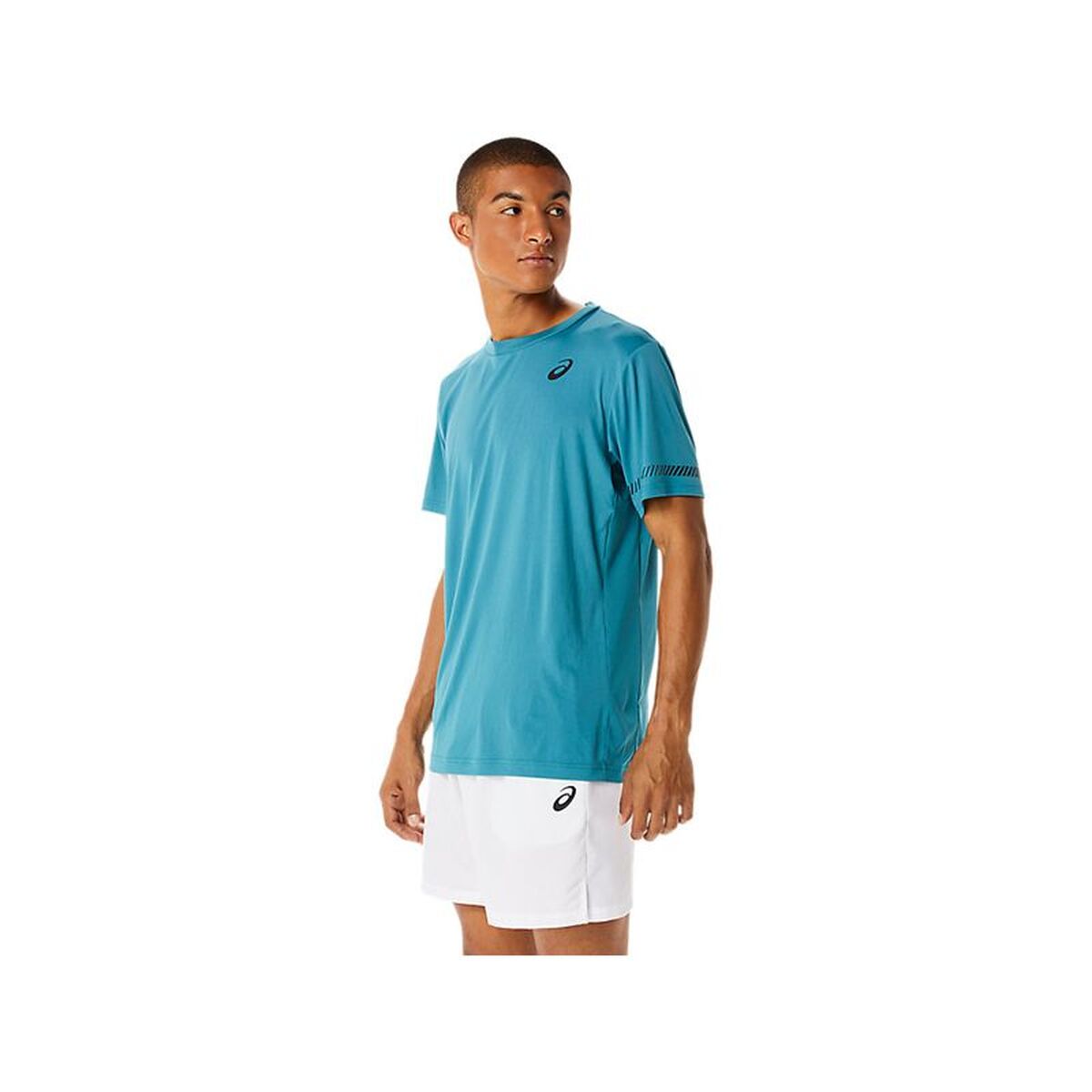 Mens Short Sleeve T-Shirt Asics 2041A136-302 Sky blue