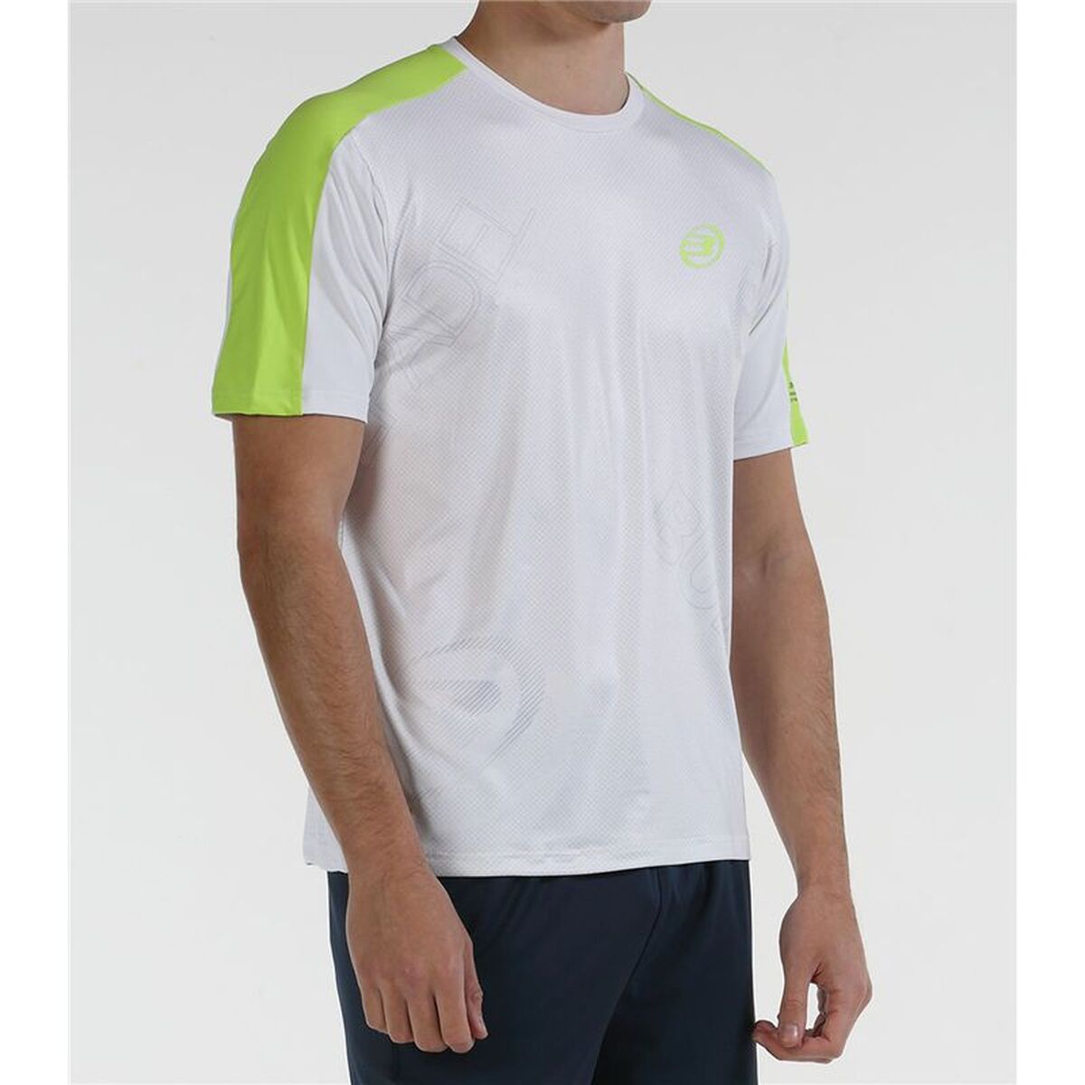 Mens Short Sleeve T-Shirt Bullpadel MITAD-012 White