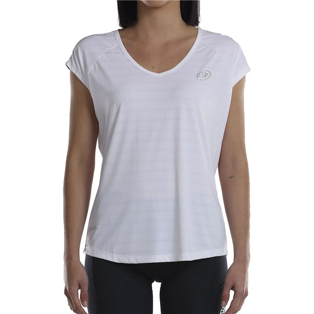 Dames-T-Shirt met Korte Mouwen Bullpadel USIER-012 (S)