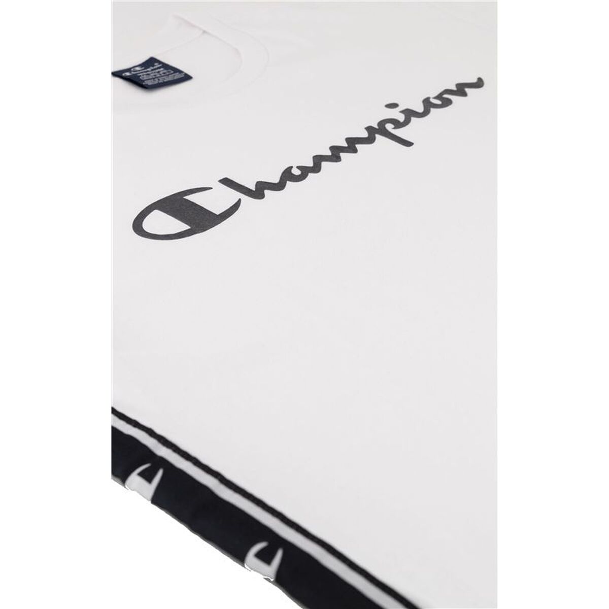 Mens Short Sleeve T-Shirt Champion 218477-WW001 White