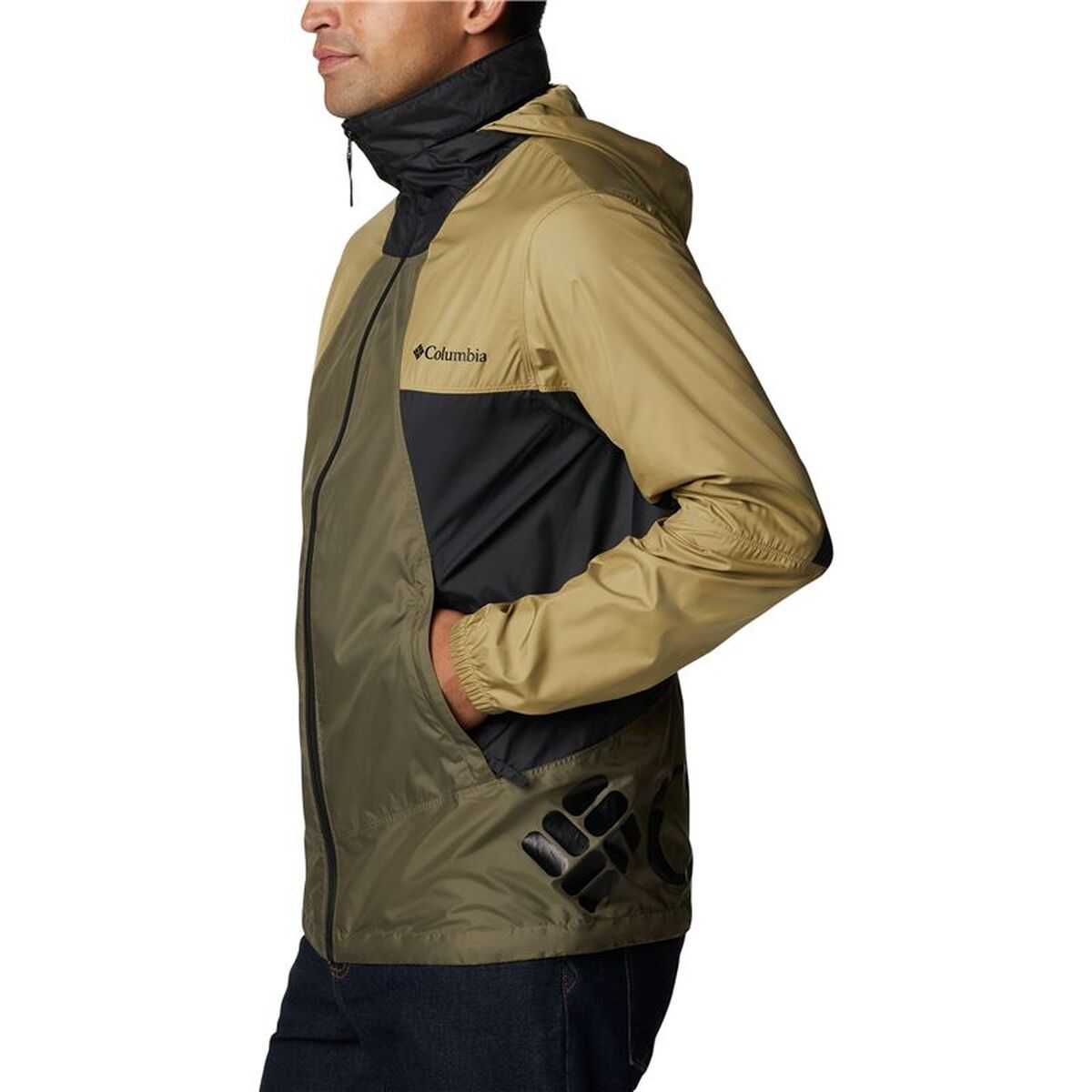 Windcheater Jacket Columbia Point Park Olive