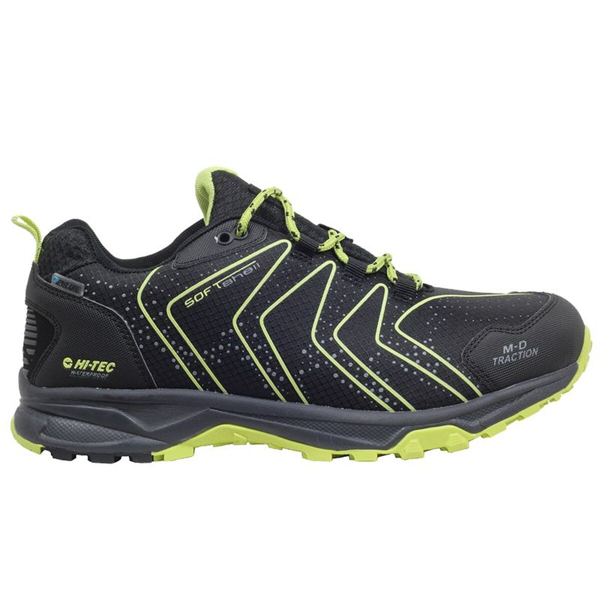 Heren trail hardloopschoenen (berglopen) Hi-Tec Roncal Low Zwart