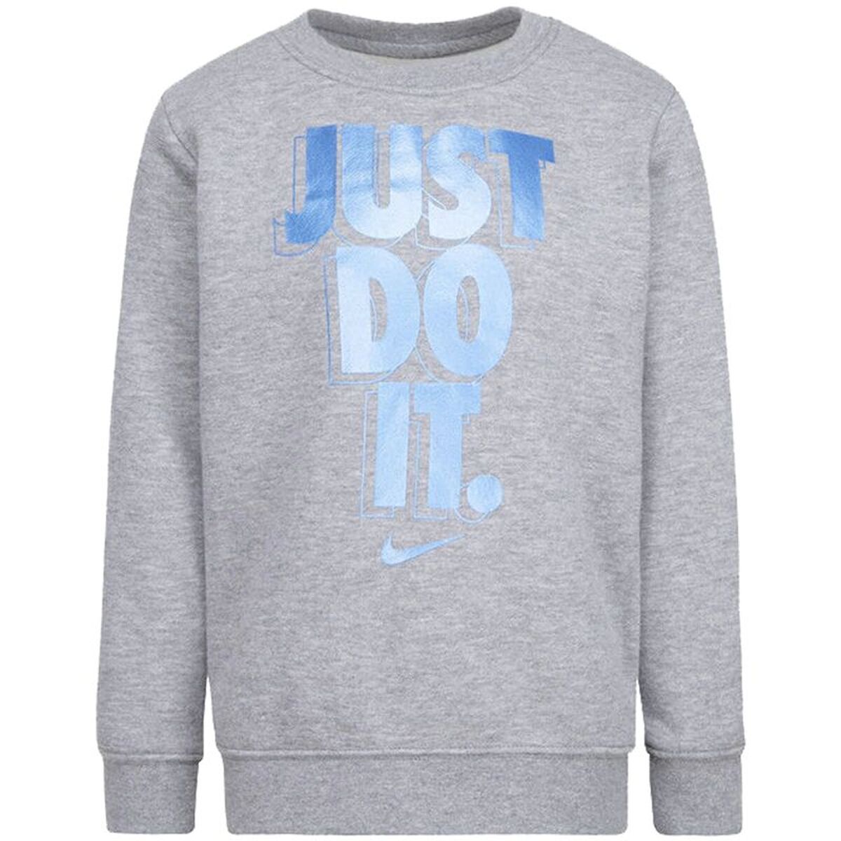 Sweatshirt zonder Capuchon voor Meisjes Nike Gifting Lichtgrijs