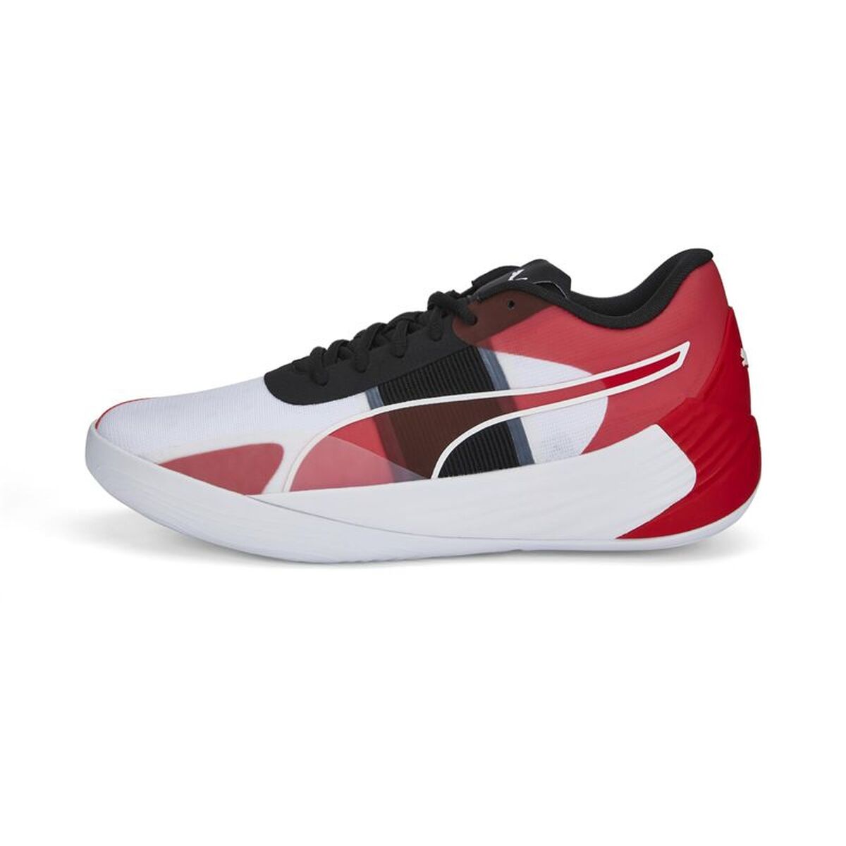 Basketbalschoenen voor Volwassenen Puma Fusion Nitro Team Wit