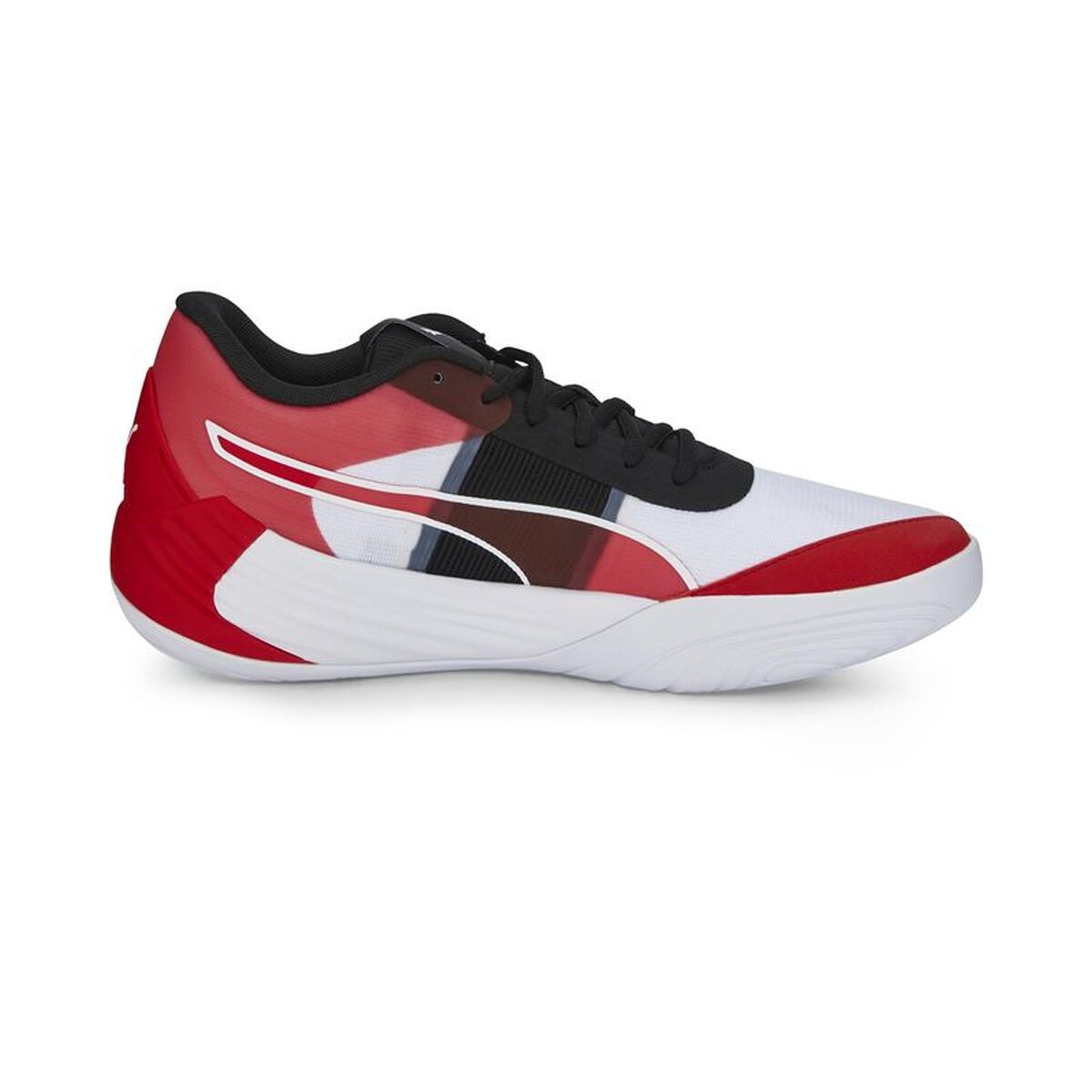 Basketbalschoenen voor Volwassenen Puma Fusion Nitro Team Wit