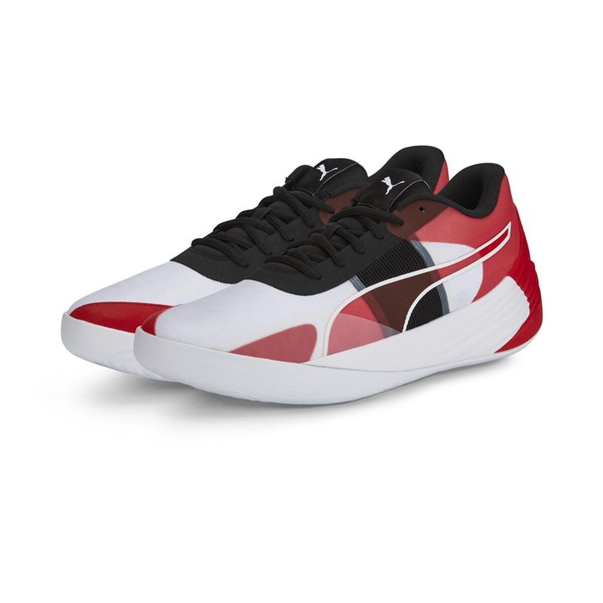 Basketbalschoenen voor Volwassenen Puma Fusion Nitro Team Wit