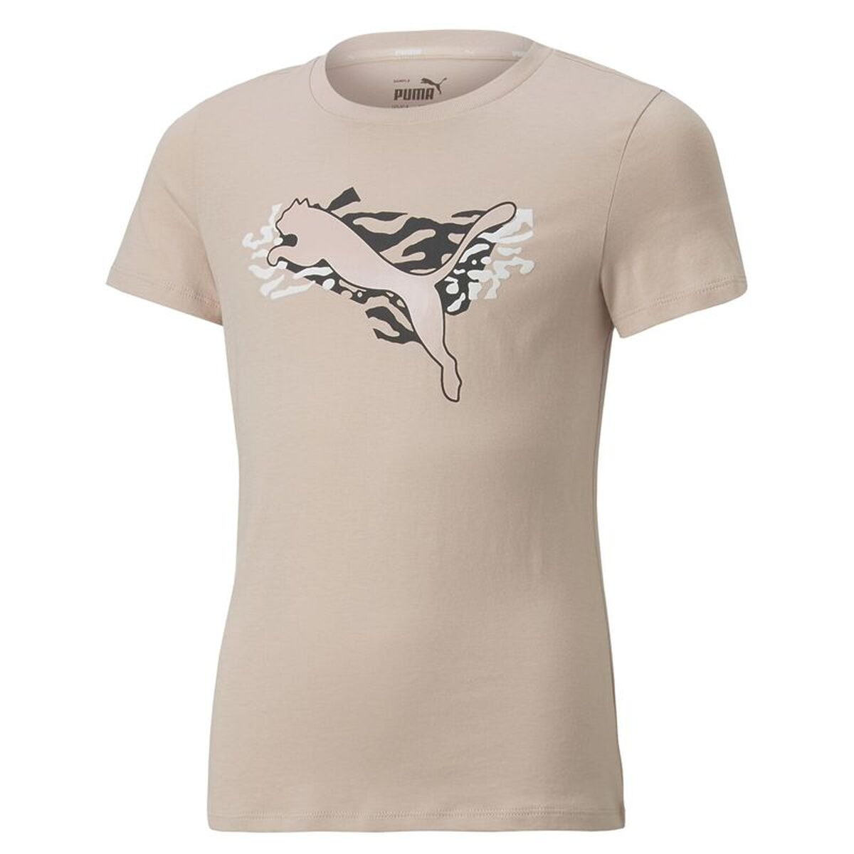 T-Shirt met Korte Mouwen voor kinderen Puma Alpha Roze