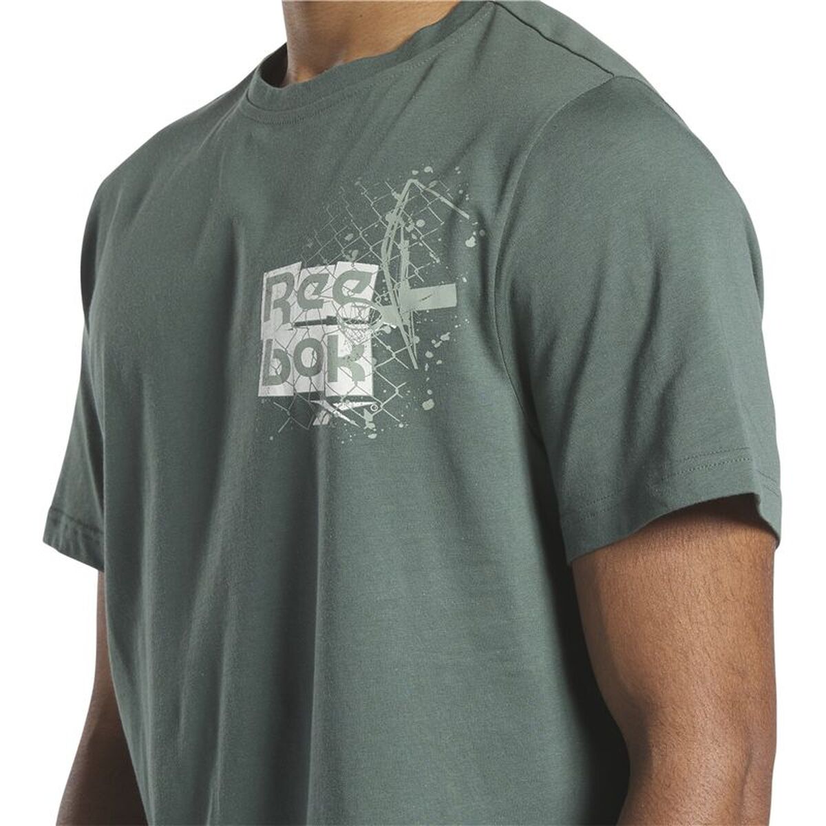 Mens Short Sleeve T-Shirt Reebok HM6253