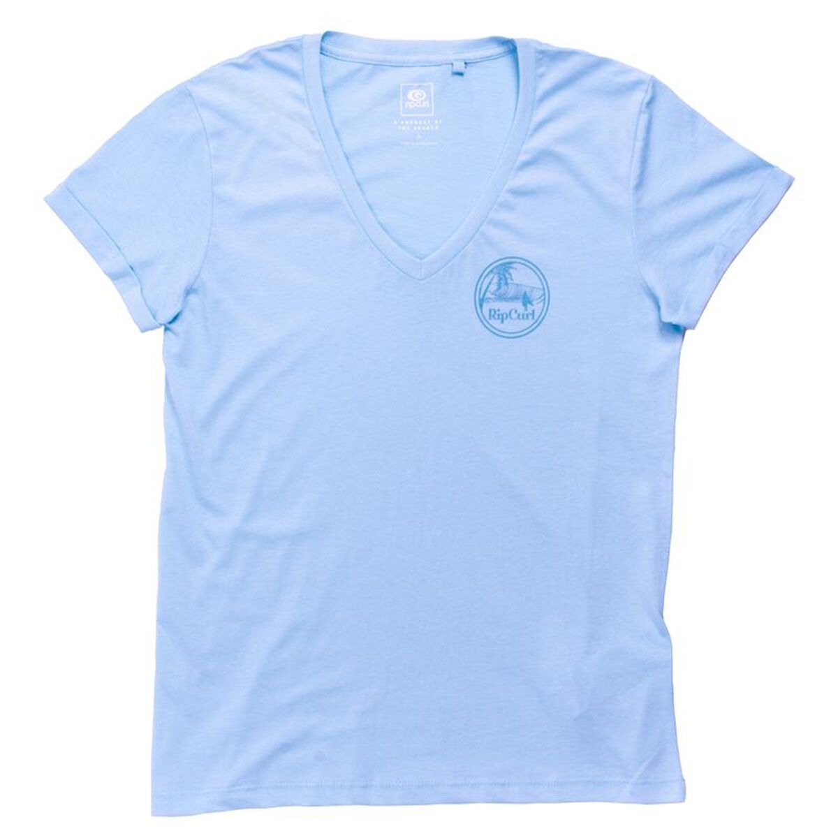 Dames-T-Shirt met Korte Mouwen Rip Curl Re-Entry Licht Blauw