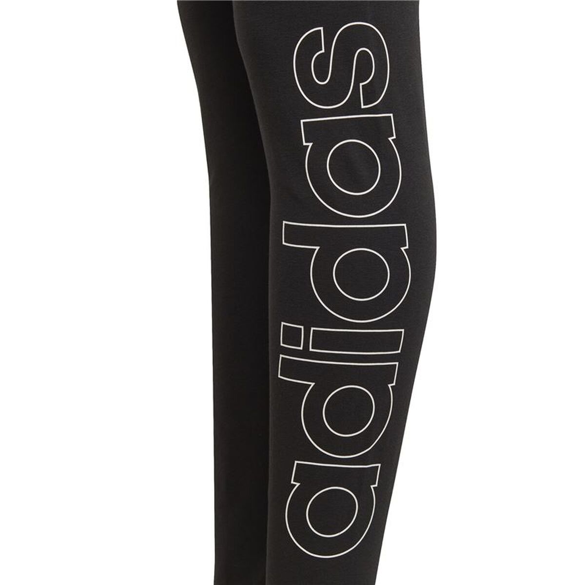 Sportleggings voor Kinderen Adidas Essentials Zwart
