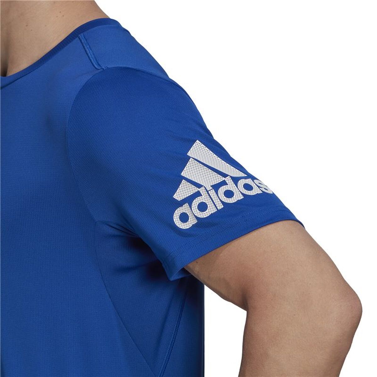 Mens Short Sleeve T-Shirt Adidas HL3968 Blue