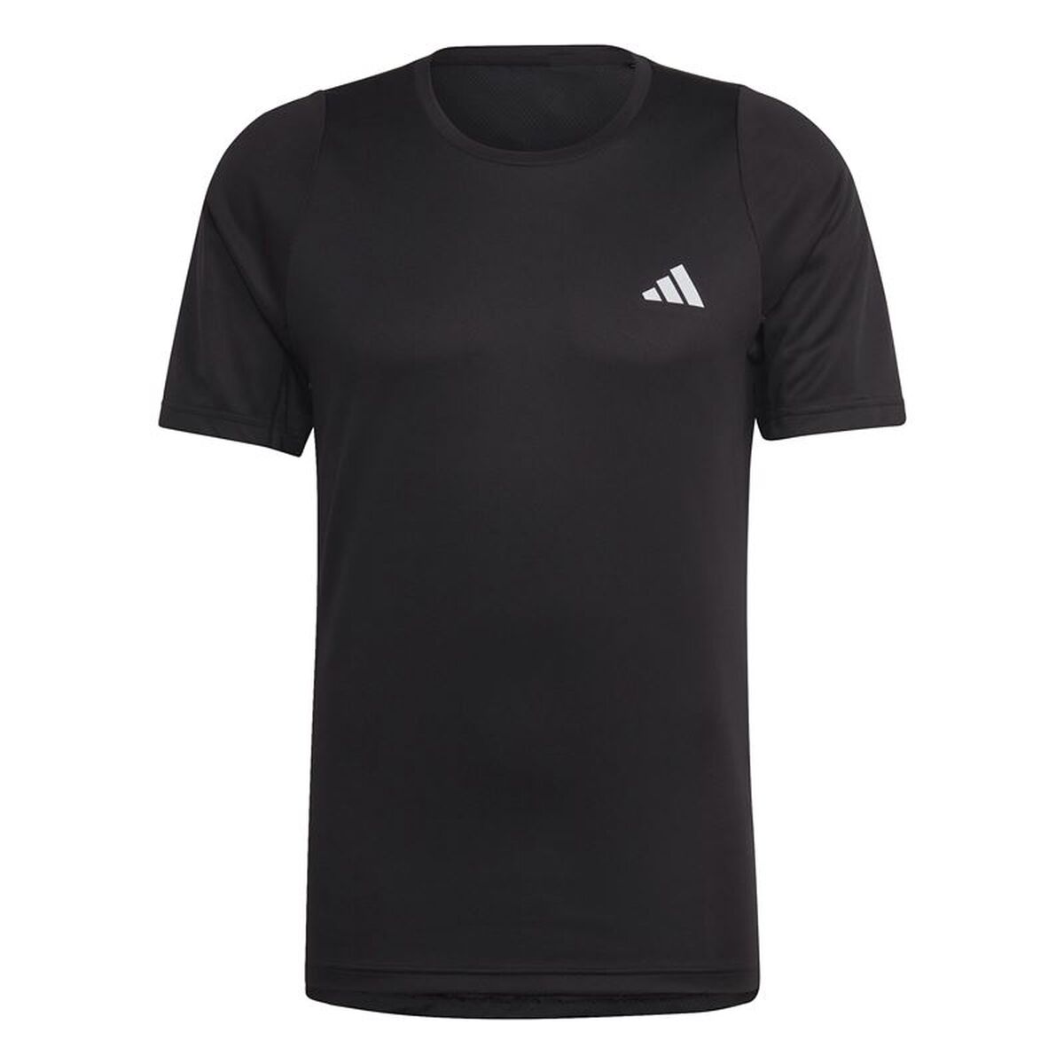 Heren-T-Shirt met Korte Mouwen Adidas Run Icons 3S Zwart