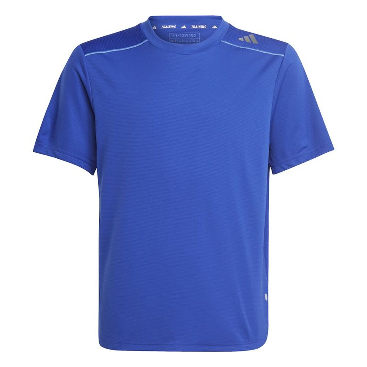 T-Shirt met Korte Mouwen voor kinderen Adidas Aeroready Blauw