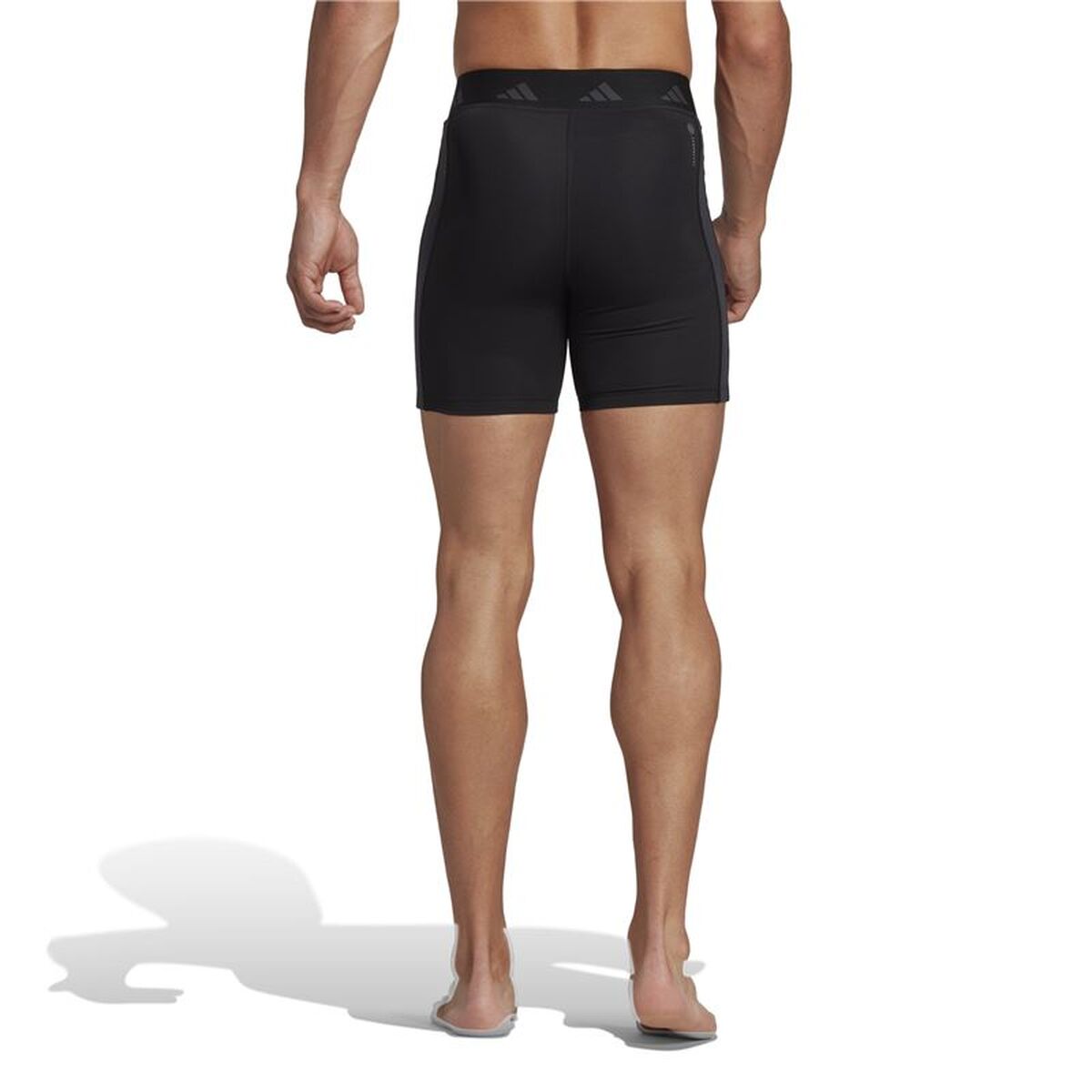 Sportleggings voor Heren Adidas Hyperglam Techfit Zwart
