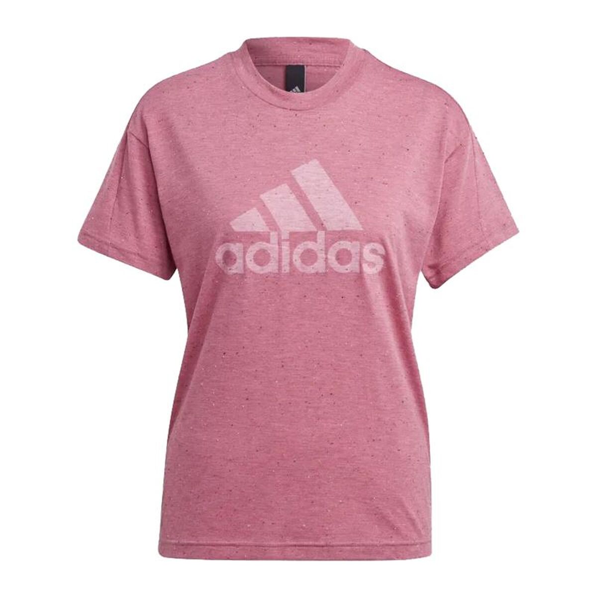Dames-T-Shirt met Korte Mouwen Adidas IC0503 Licht Roze (M)