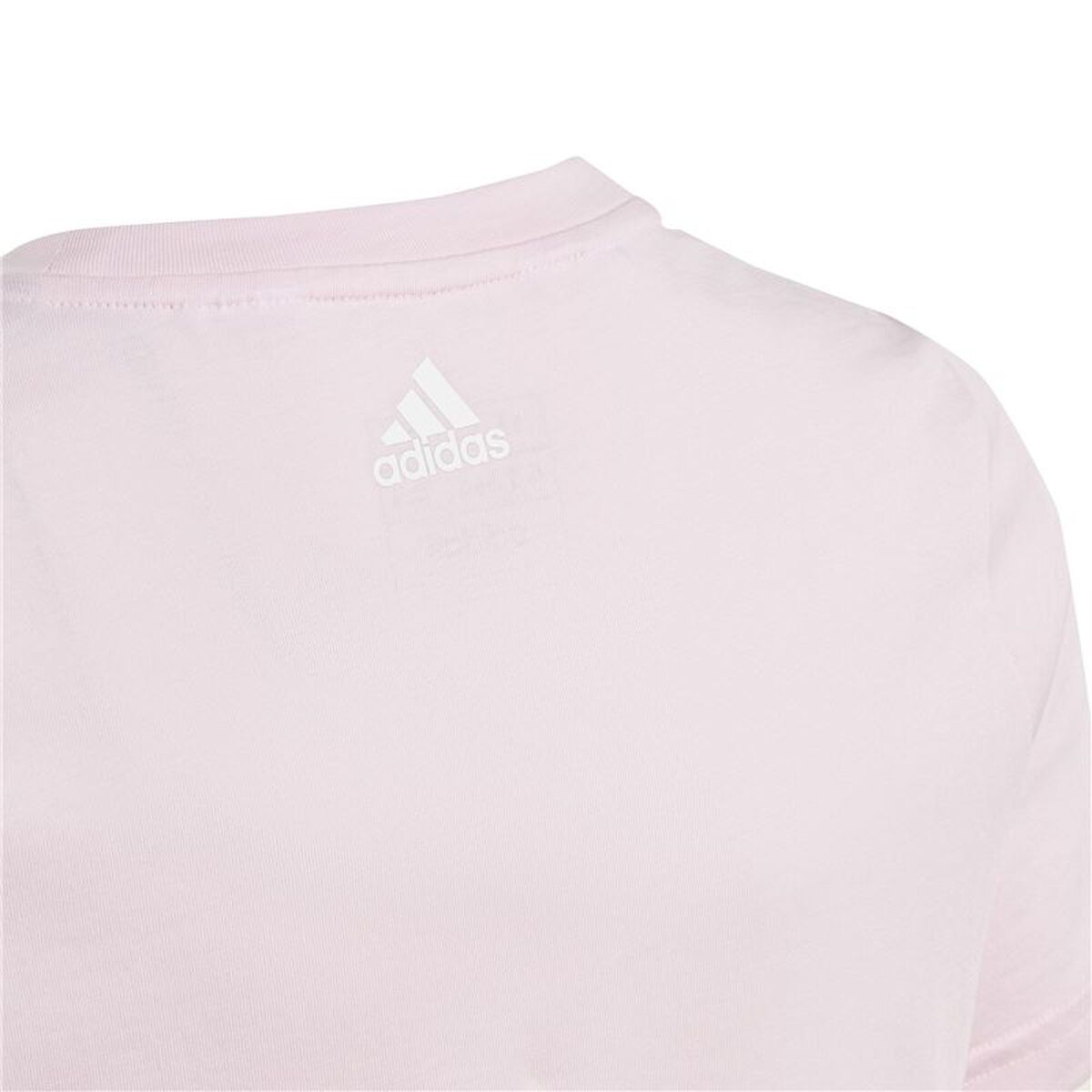 T-Shirt met Korte Mouwen voor kinderen Adidas G Lin T Roze