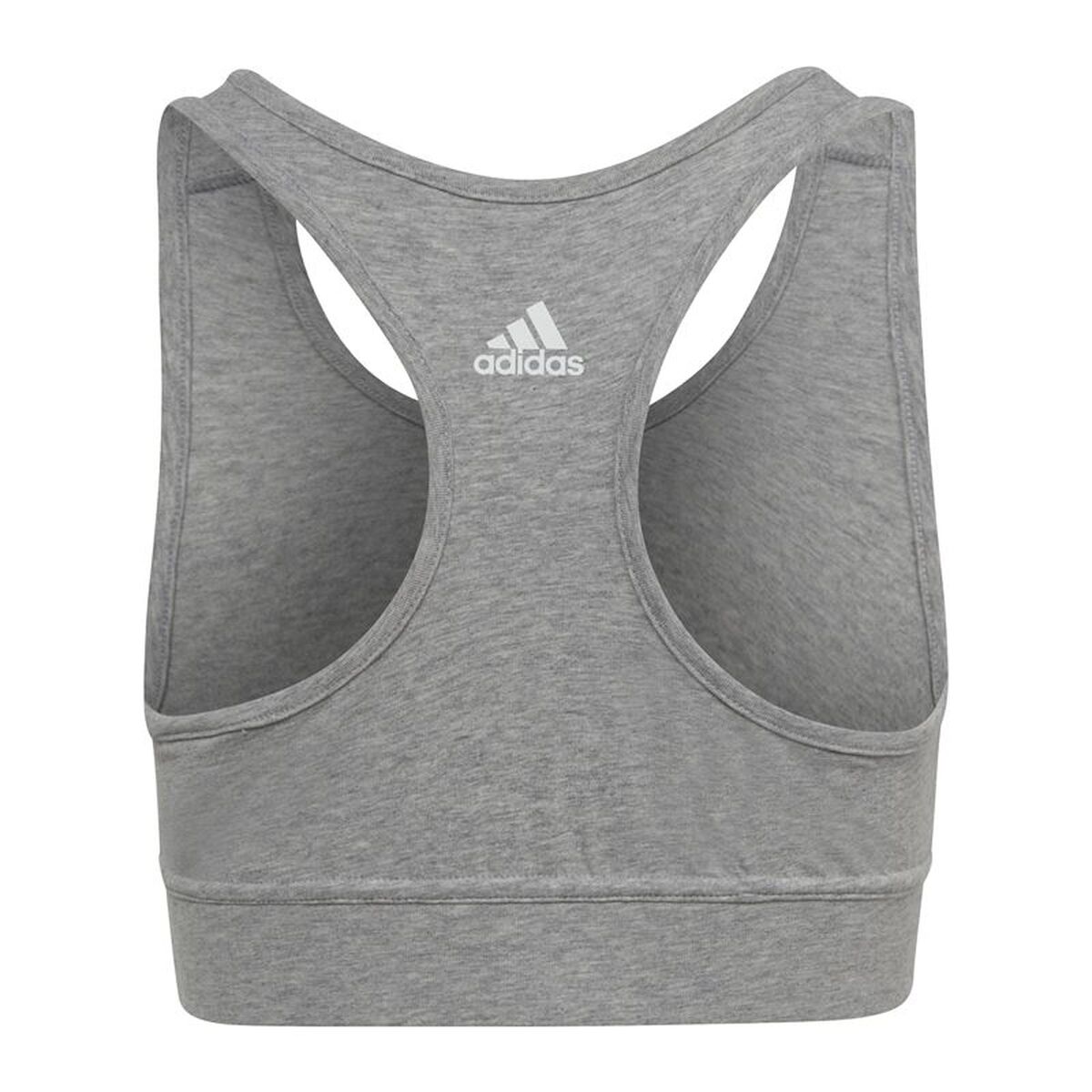 Tank Top Dames Adidas Essentials Linear Logo Grijs