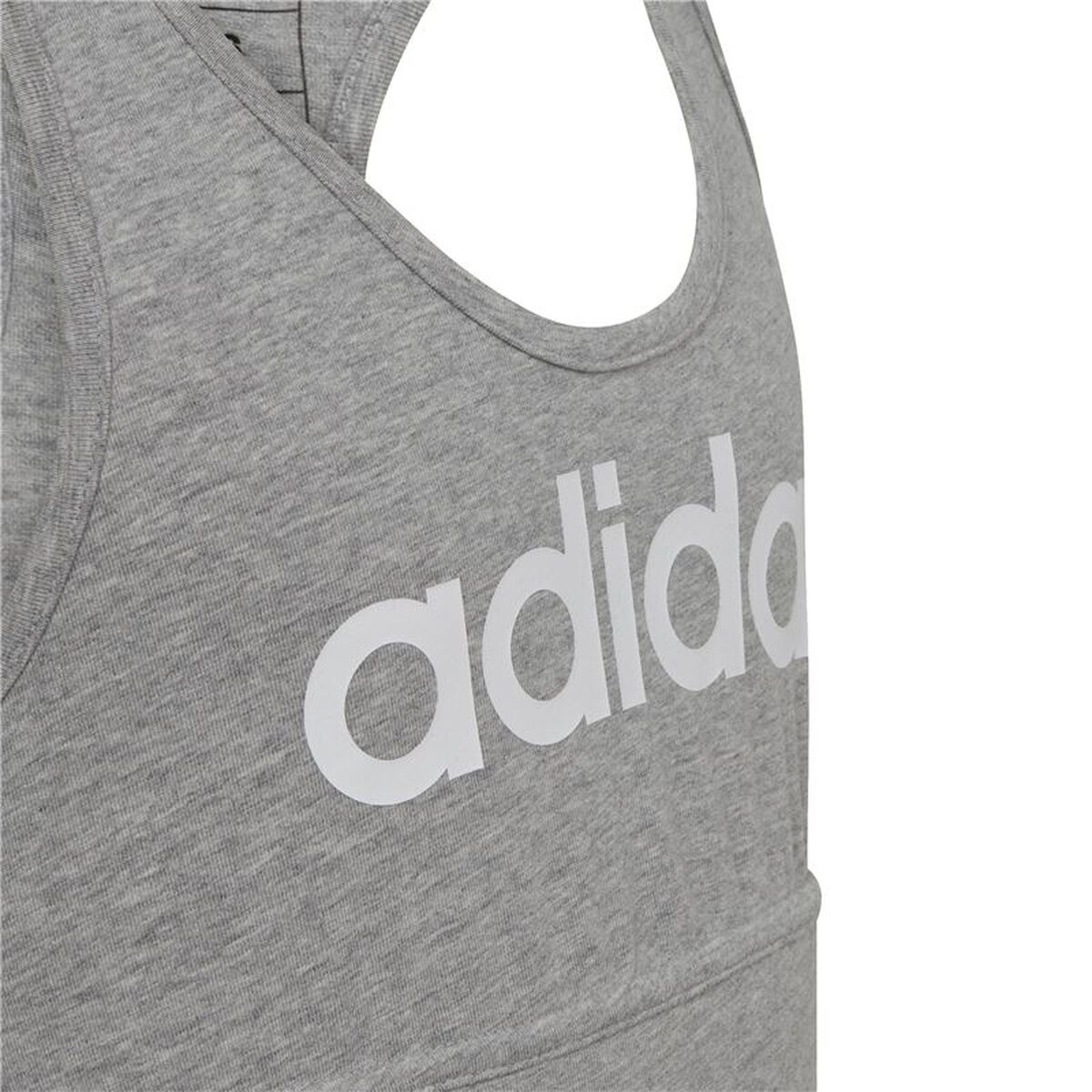 Tank Top Dames Adidas Essentials Linear Logo Grijs