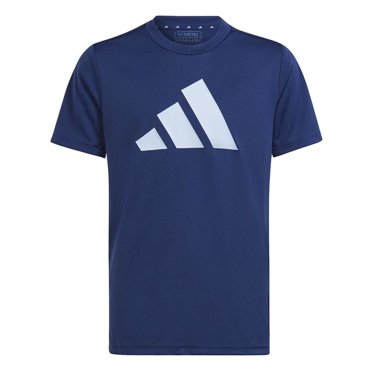 T-Shirt met Korte Mouwen voor kinderen Adidas IC5663 Marineblauw