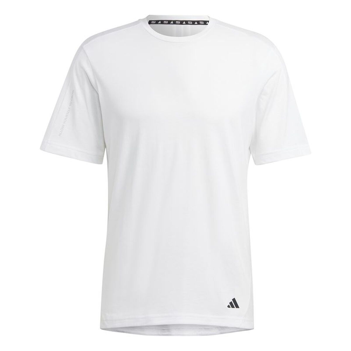 Heren-T-Shirt met Korte Mouwen Adidas Base Wit