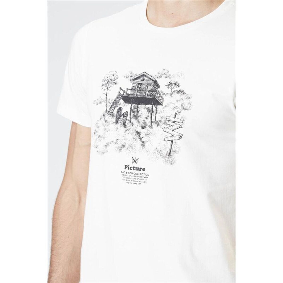 Mens Short Sleeve T-Shirt Picture MTS1056.A White