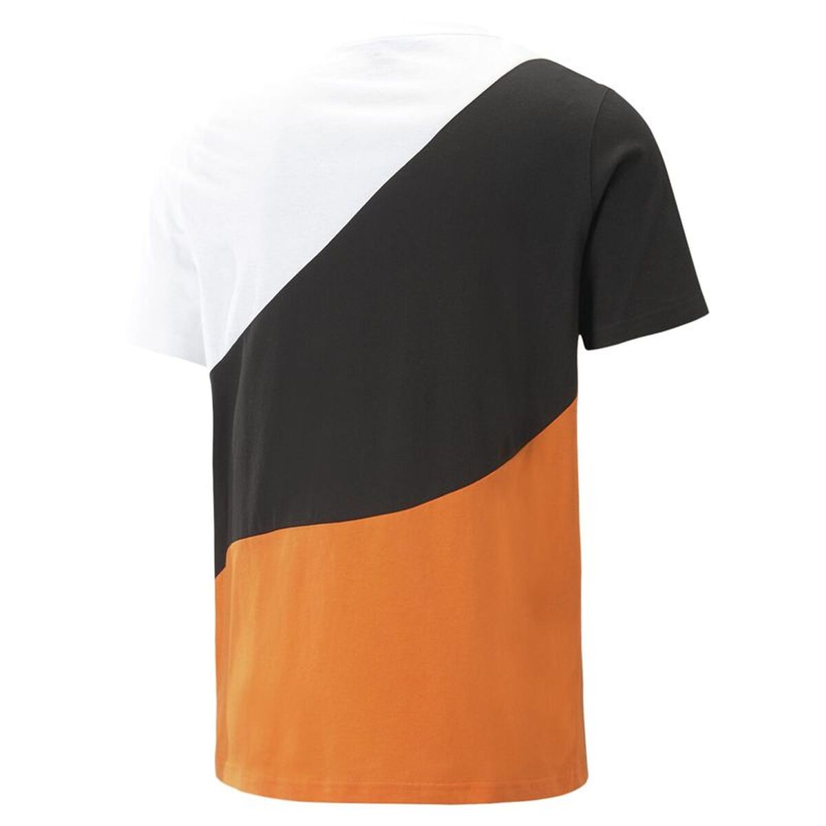 Mens Short Sleeve T-Shirt Puma 673380 23 Dark Orange