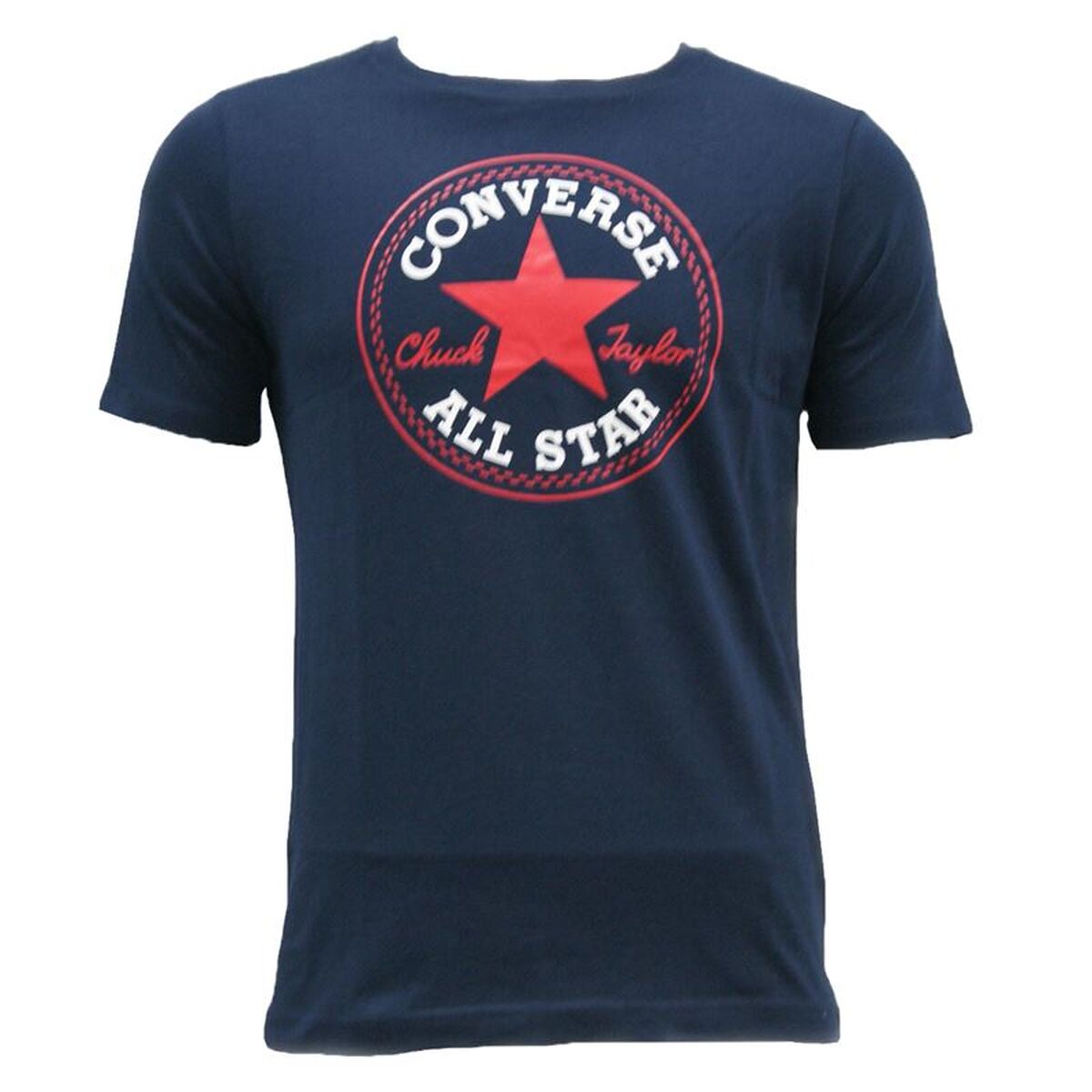 T-Shirt met Korte Mouwen voor kinderen Converse 966500 Donkerblauw