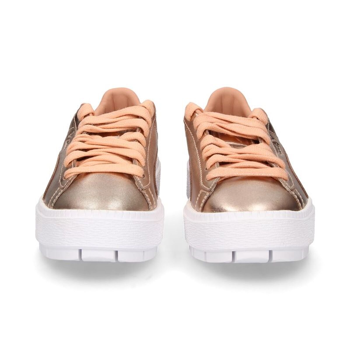 Sportschoenen voor Dames Puma Basket Platform Trace Luxe Bruin