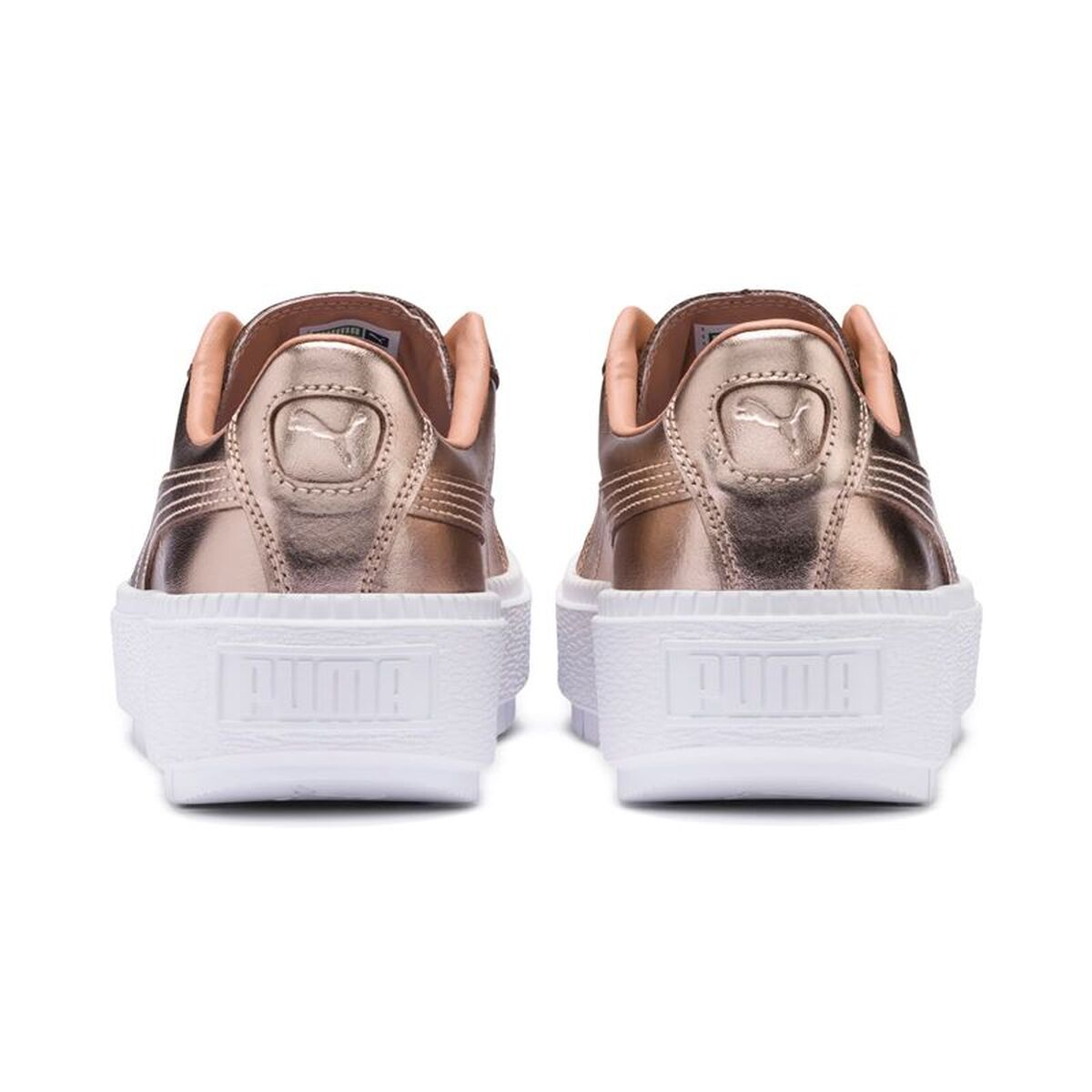 Sportschoenen voor Dames Puma Basket Platform Trace Luxe Bruin