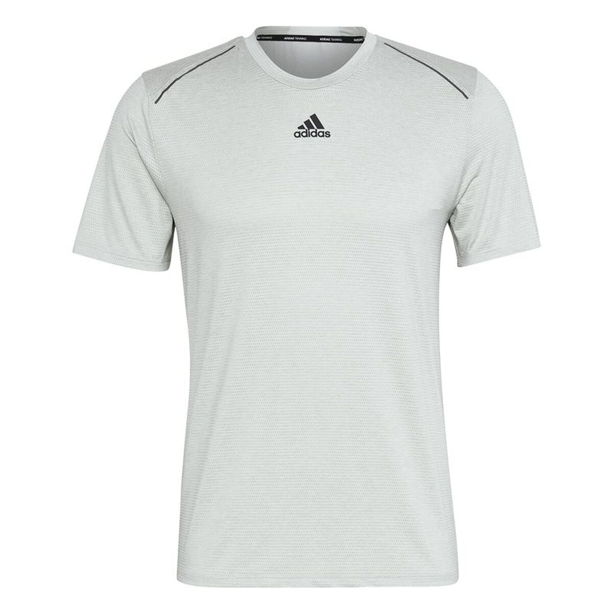 Heren-T-Shirt met Korte Mouwen Adidas Lichtgroen
