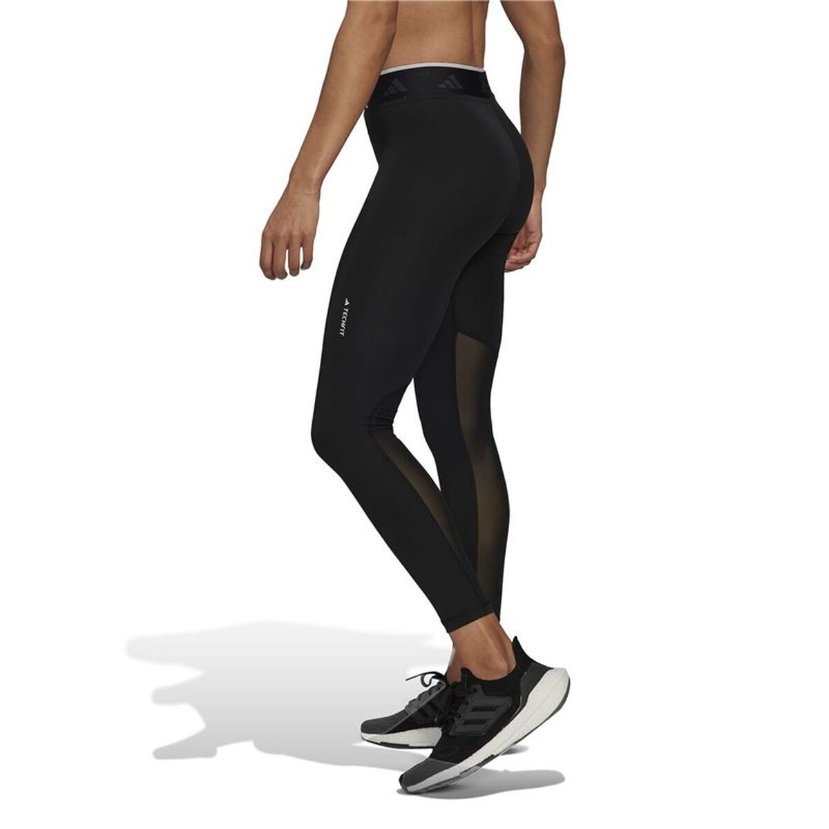 Lange sportbroek Adidas Zwart Vrouw
