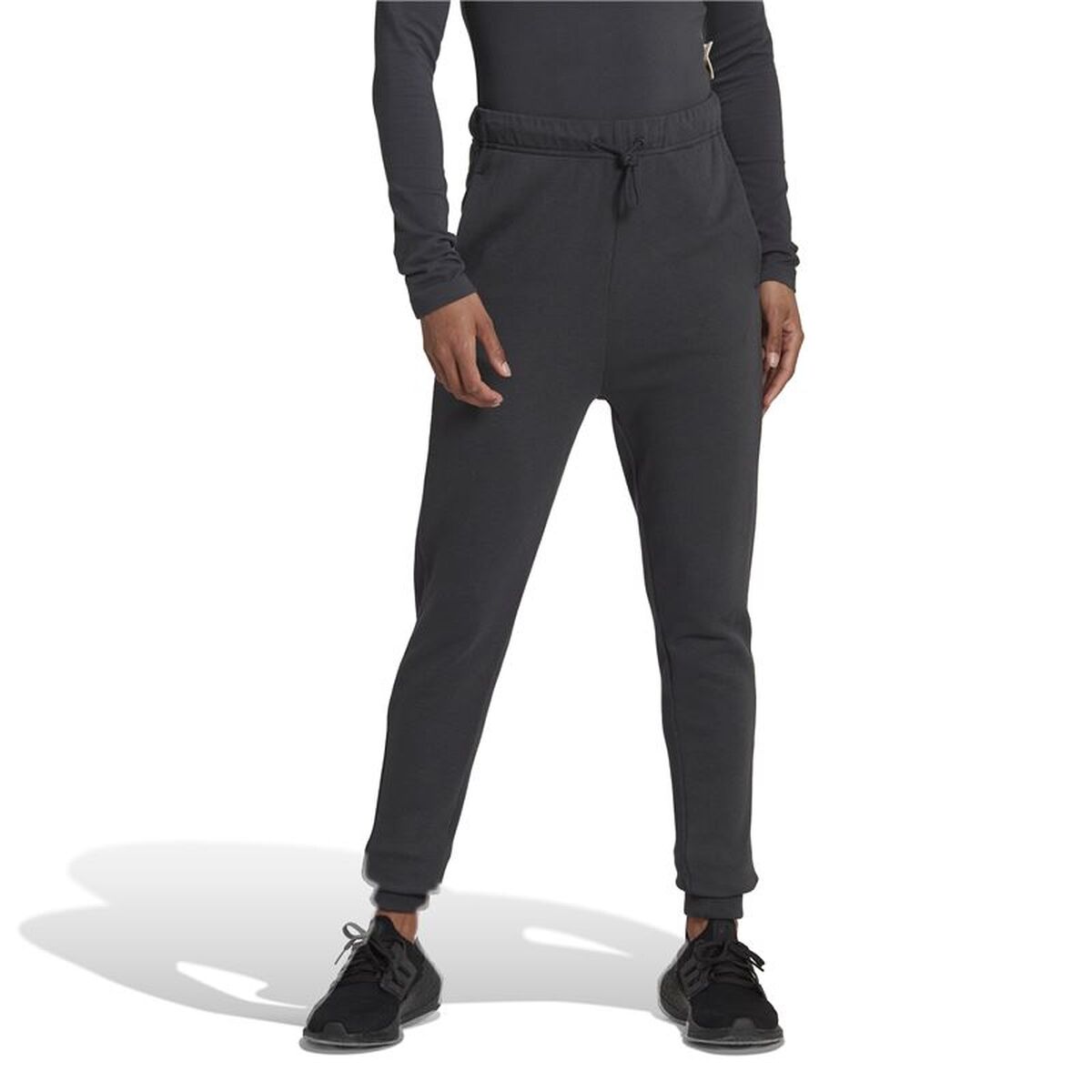 Lange sportbroek Adidas Zwart Vrouw