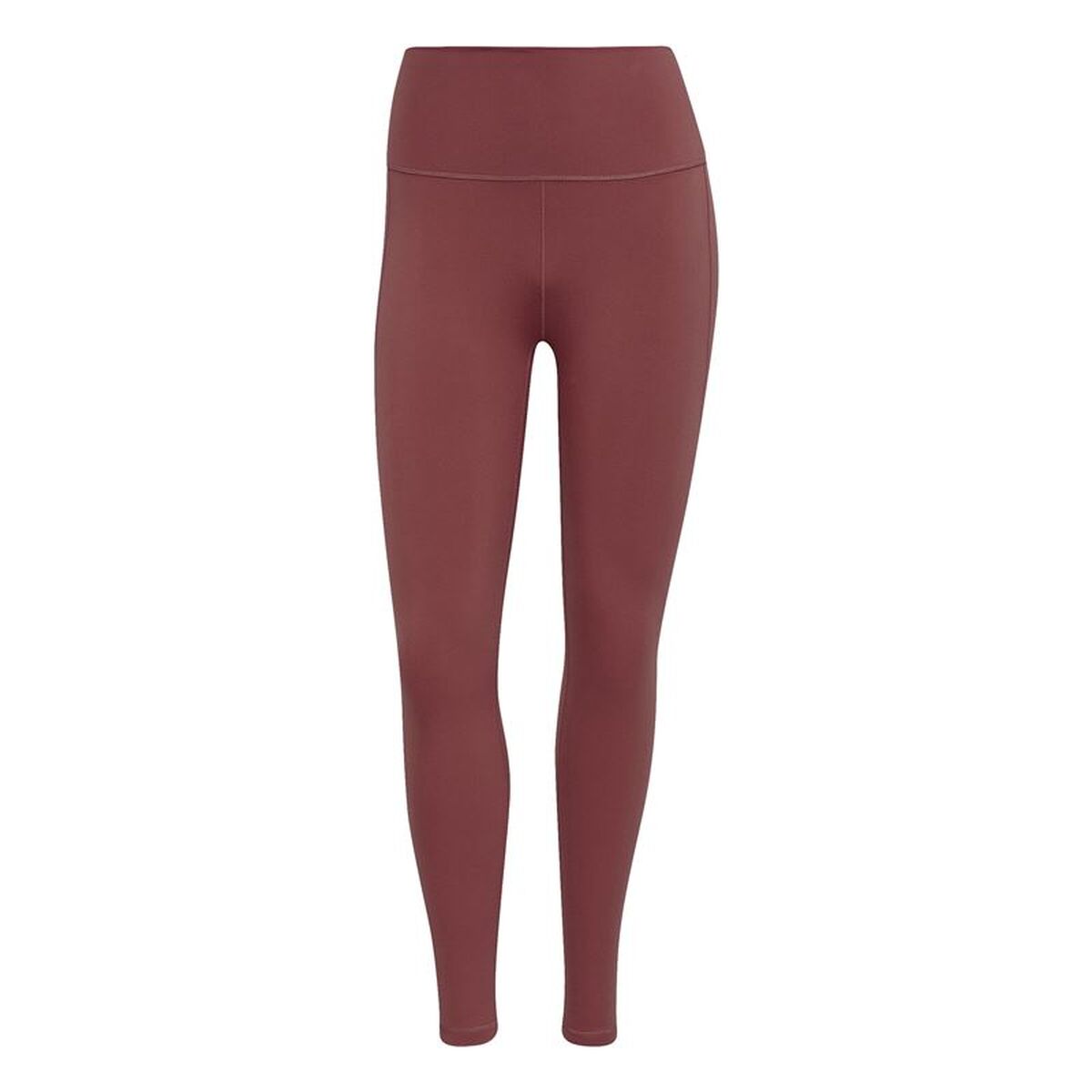 Sportleggings voor Dames Adidas Studio 7/8 Bruin Rood