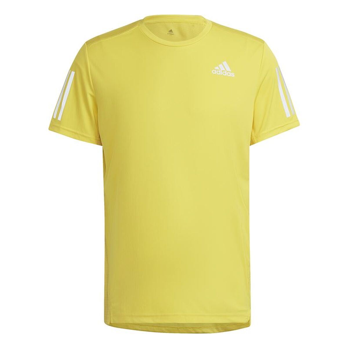 Heren-T-Shirt met Korte Mouwen Adidas Geel