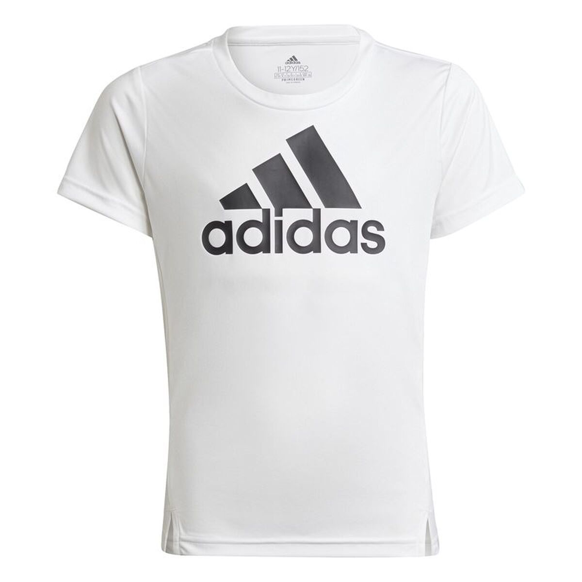 T-Shirt met Korte Mouwen voor kinderen Adidas Wit
