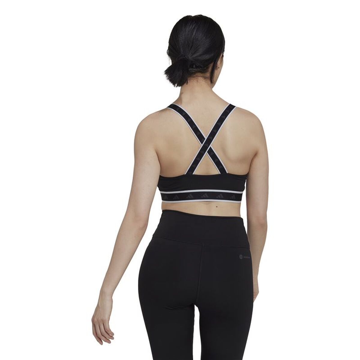Sportbeha Adidas Zwart