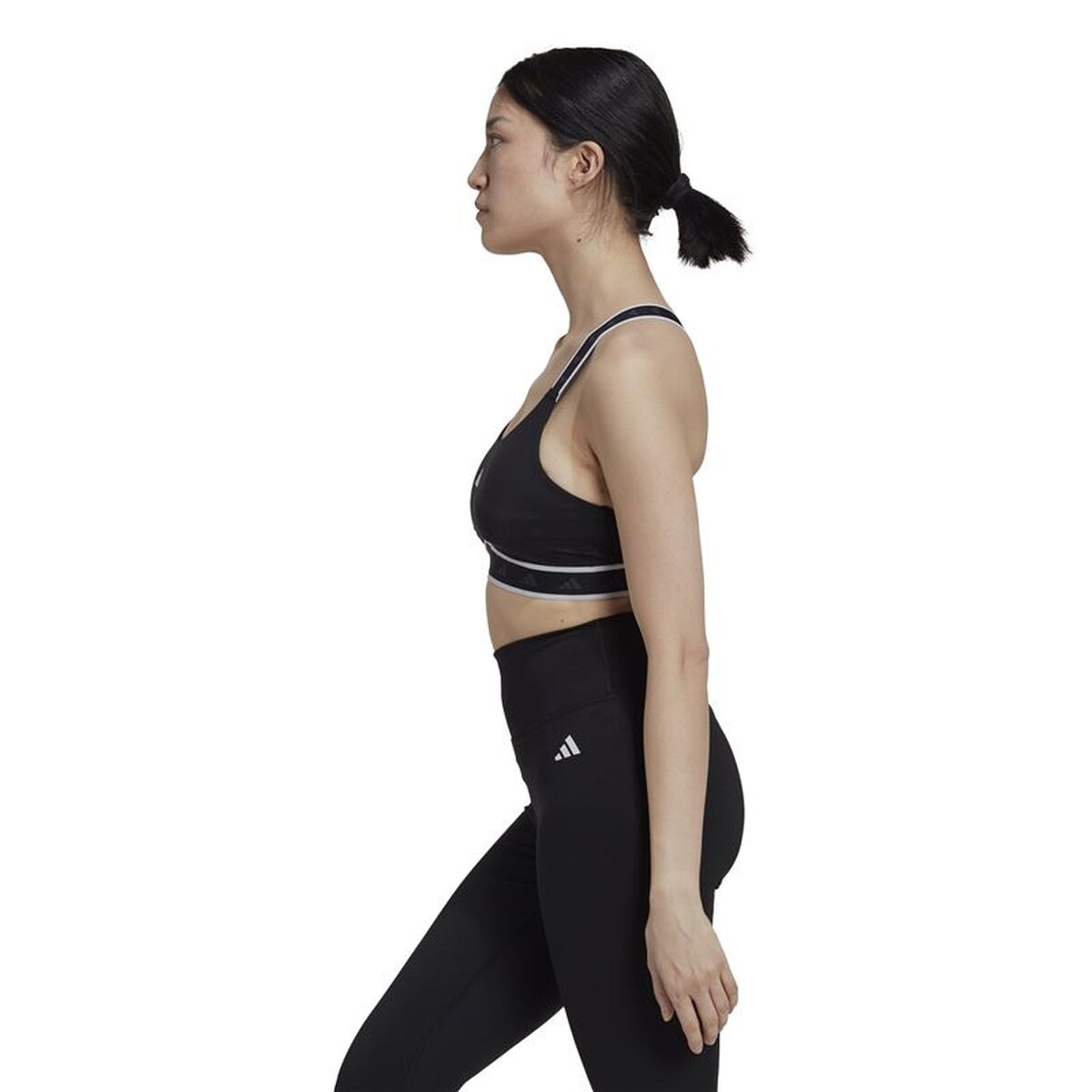 Sportbeha Adidas Zwart