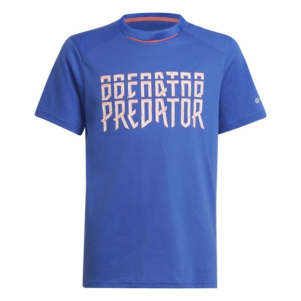 T-Shirt met Korte Mouwen voor kinderen Adidas Predator Blue Blauw